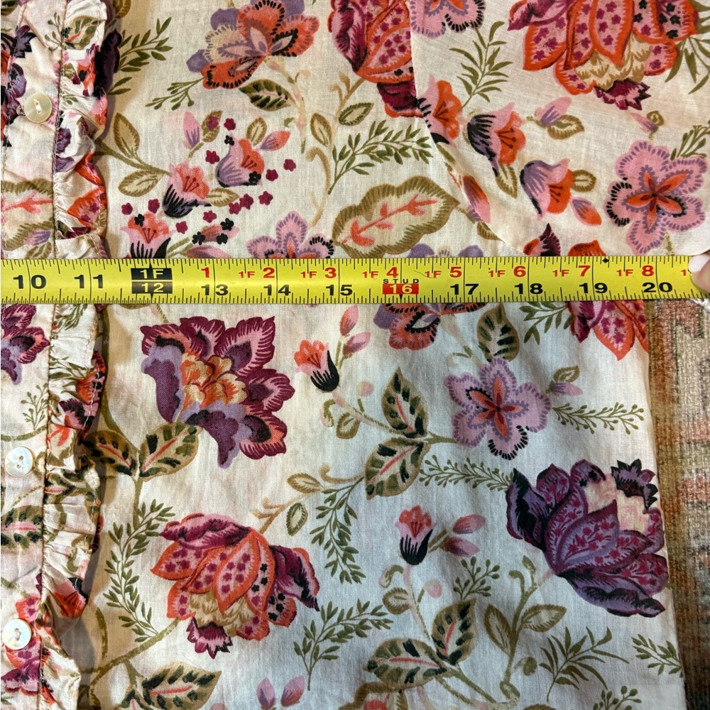 House of Harlow 1960 Floral Blouse in Small - Picture 4 of 6